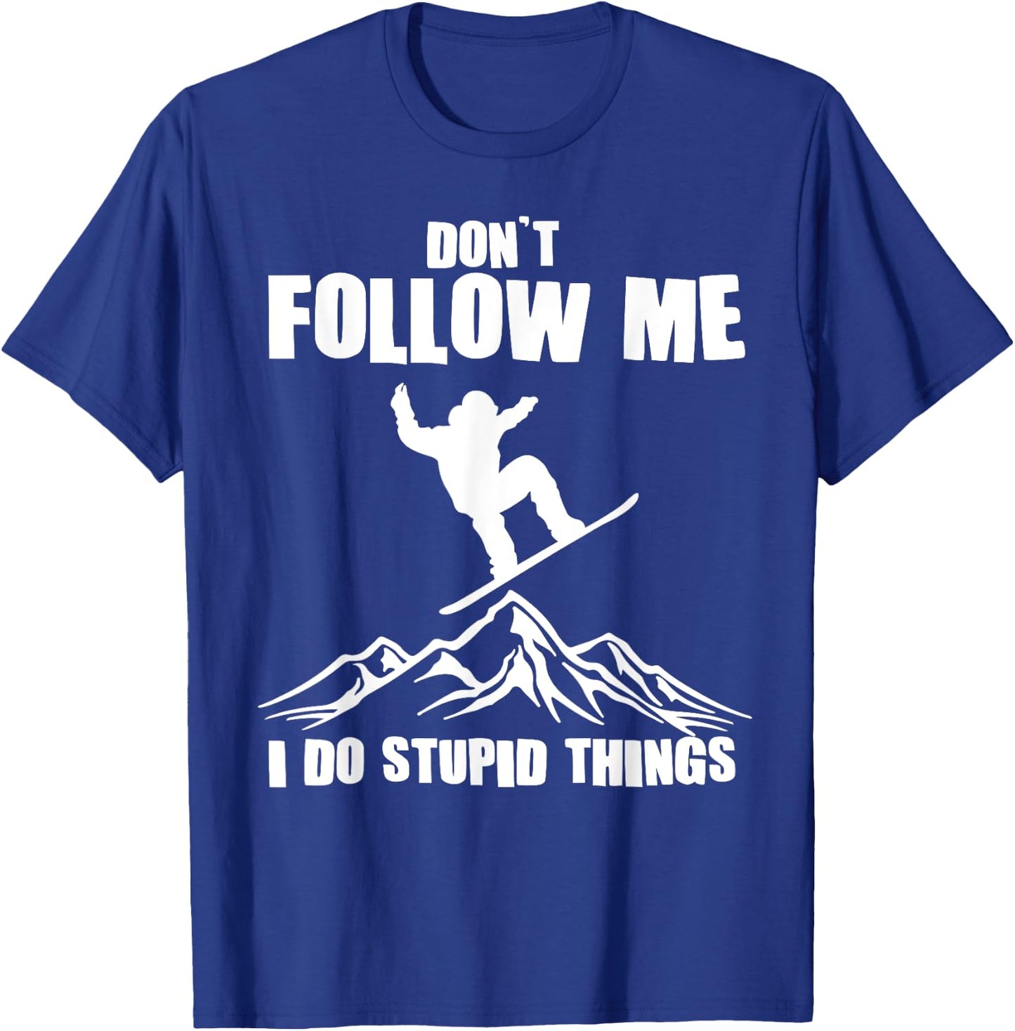 Cool Snowboarding Art Women Snowboard Snowboarder T-Shirt - T-Shirt | Royal