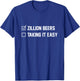 Barstool Sports Zillion Beers Taking It Easy T-Shirt - T-Shirt | Royal