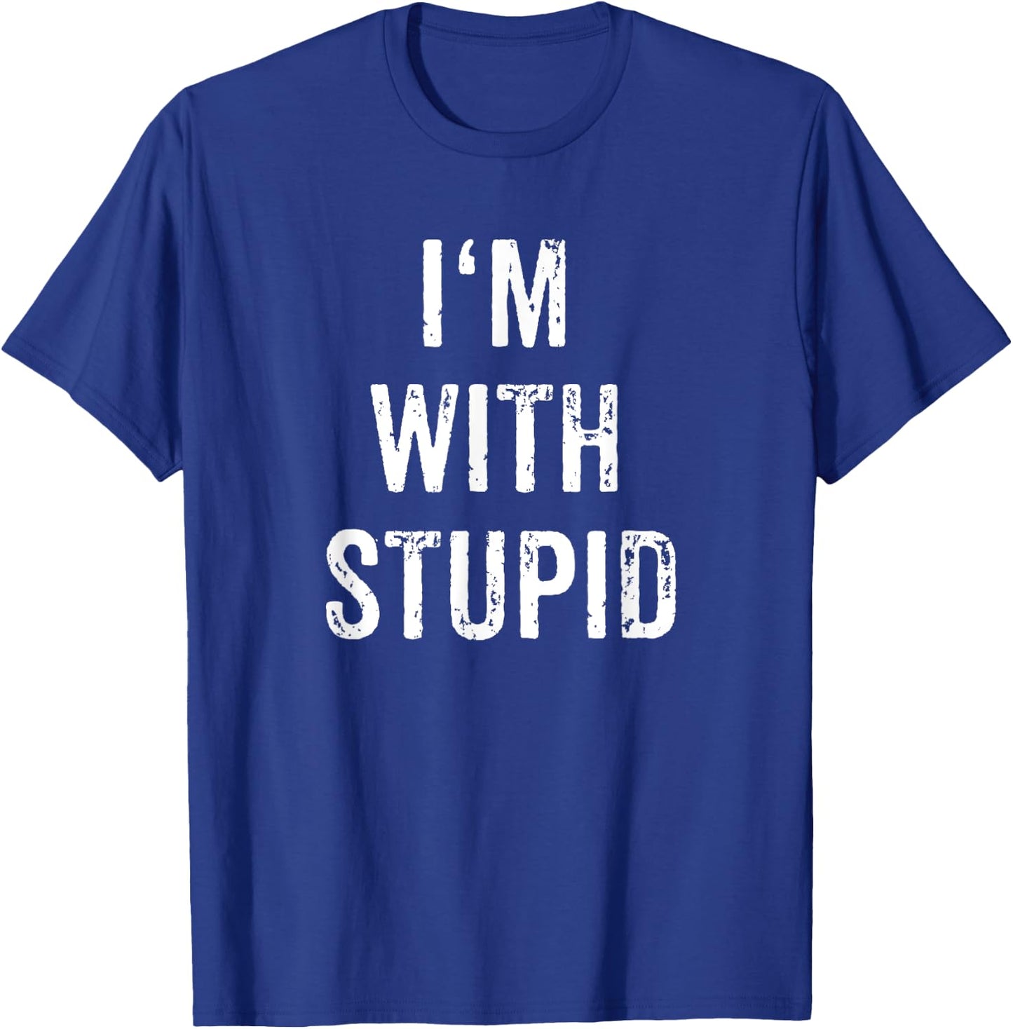 I'm With Stupid Couple Best Friend Part 1 Matching Set T-Shirt - T-Shirt | Royal