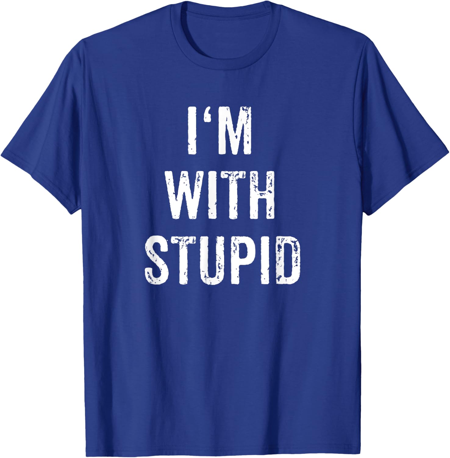 I'm With Stupid Couple Best Friend Part 1 Matching Set T-Shirt - T-Shirt | Royal