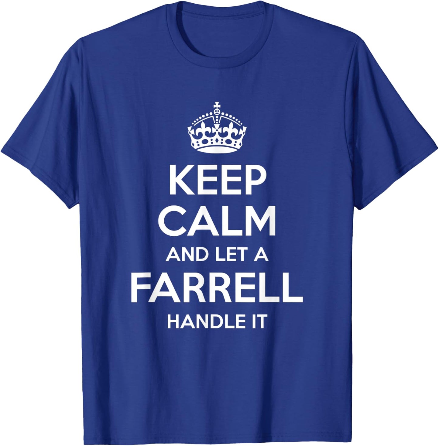 FARRELL Funny Surname Family Tree Birthday Reunion Gift T-Shirt - T-Shirt | Royal