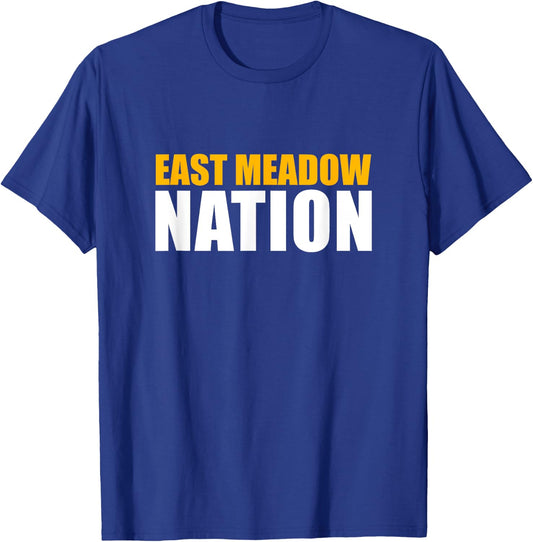 East Meadow High School Nation T-Shirt - T-Shirt | Royal