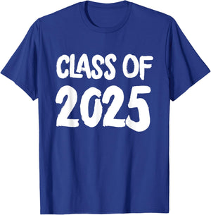 Class Of 2025 Senior Graduation High School College T-Shirt - T-Shirt | Royal