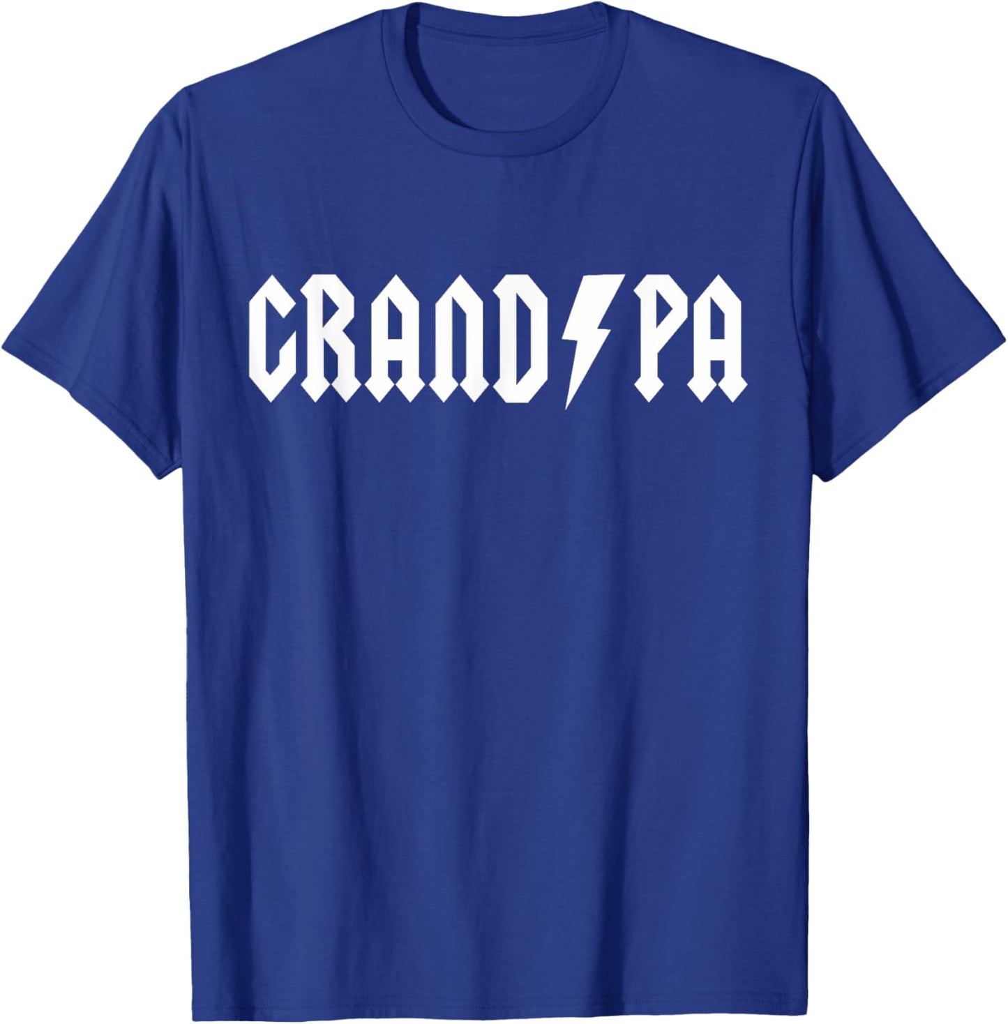 Rock n Roll Grandpa Birthday Rock Star Matching Family T-Shirt - T-Shirt | Royal