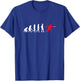 Ultimate Disc Flying Evolution Friskee Sports Player Gift T-Shirt - T-Shirt | Royal