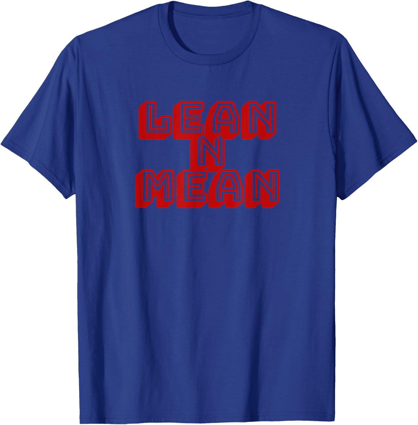 Lean N Mean Fitness T-Shirt - T-Shirt | Royal