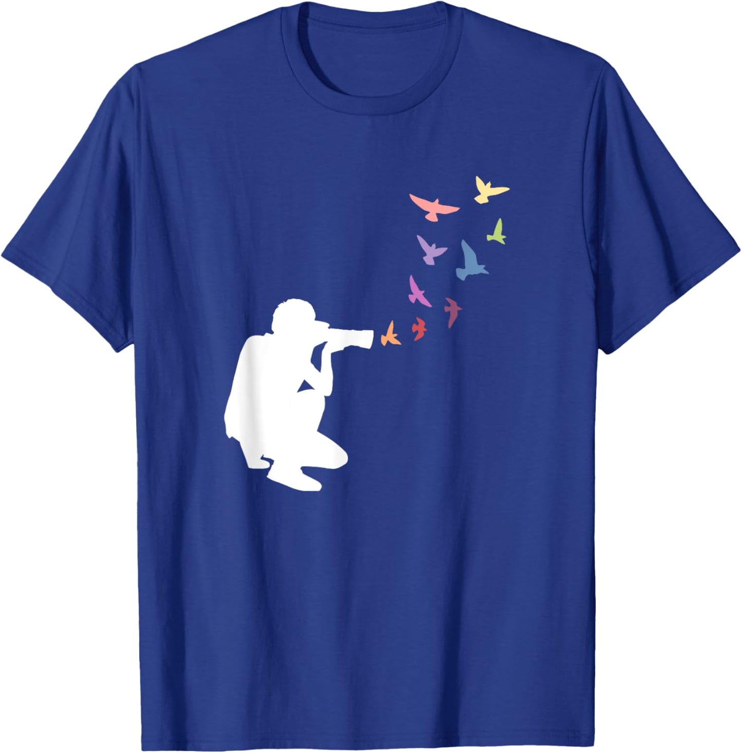 Photography nature birds on camera T-Shirt - T-Shirt | Royal