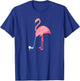 Golf Flamingo Lover Gift Floral Women Men Funny Summer Cute T-Shirt - T-Shirt | Royal