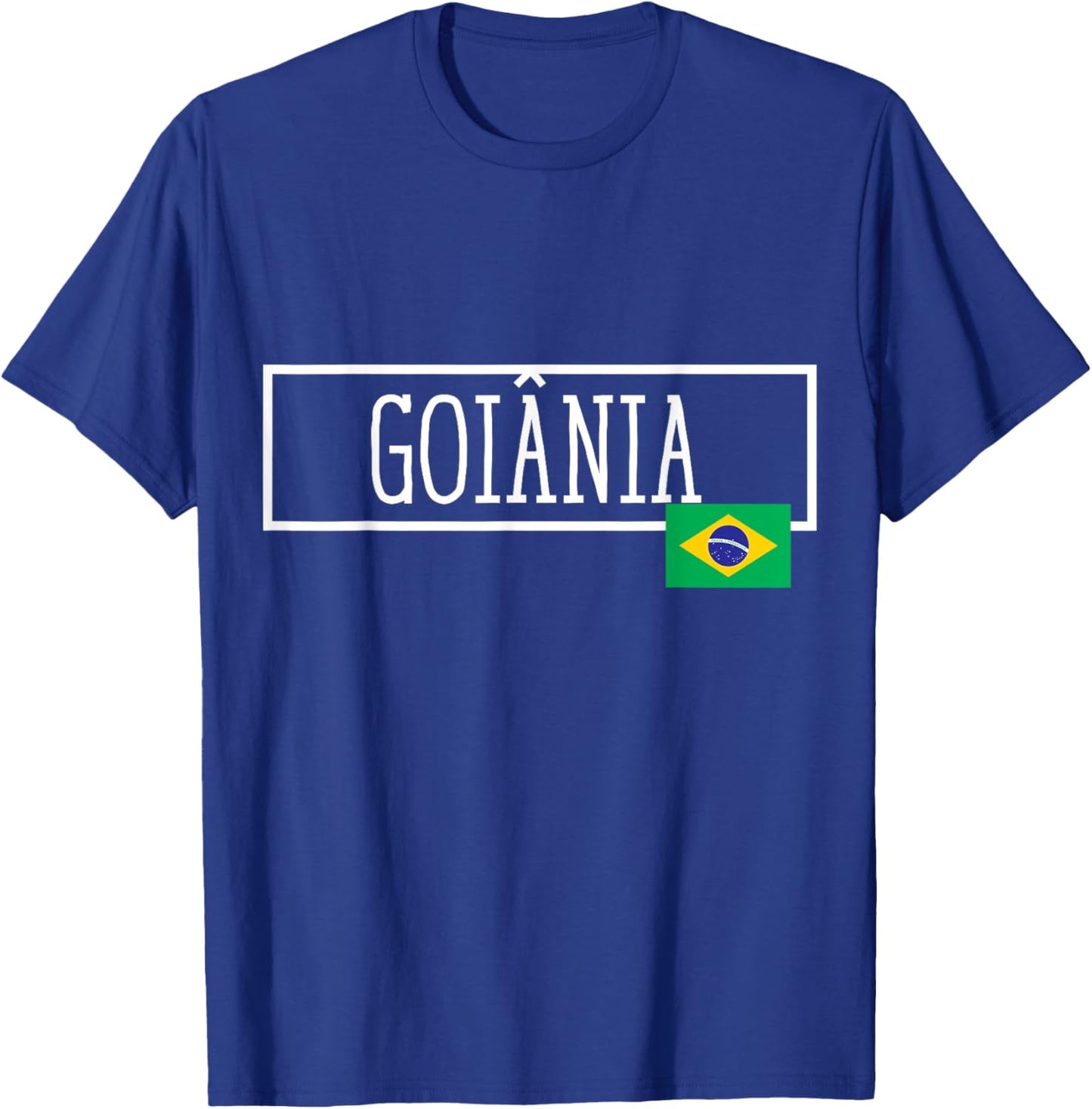 Goiania Brazil Country City Brazilian Fun Women Men Gag T-Shirt - T-Shirt | Royal