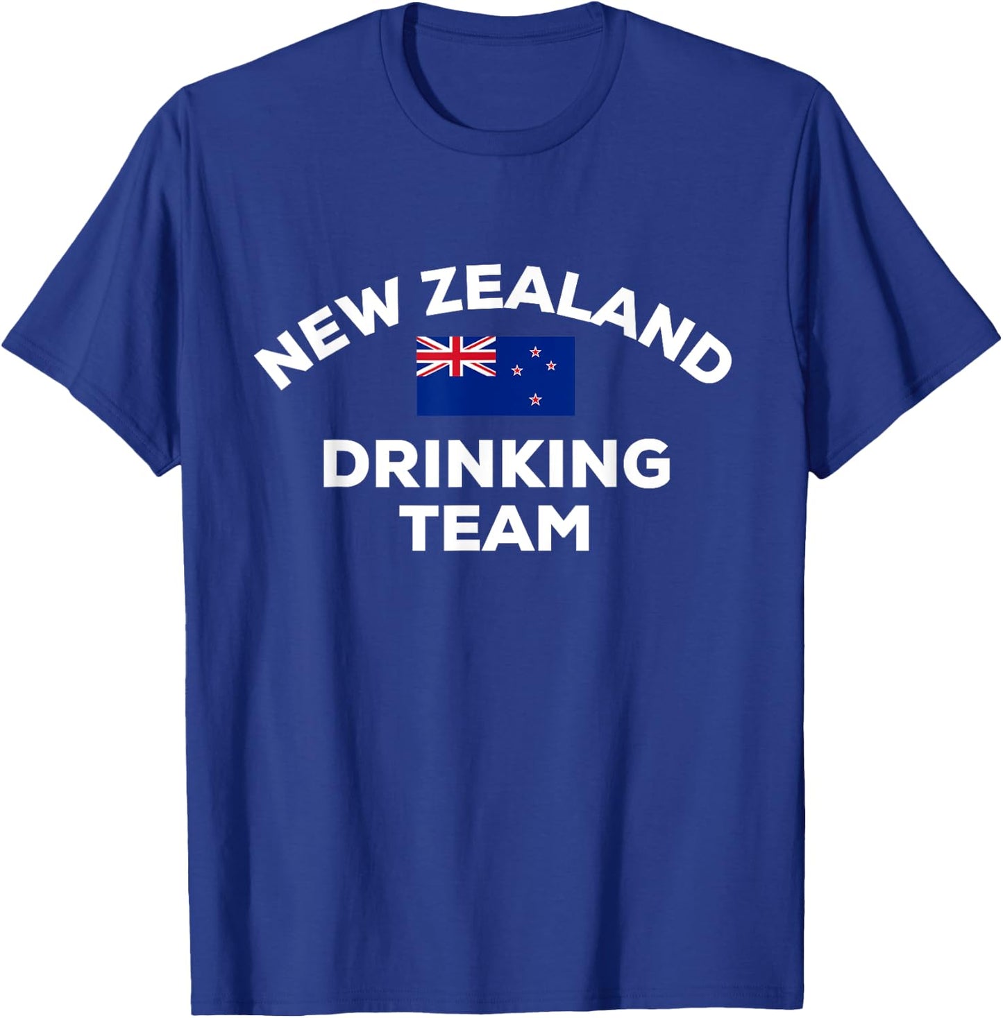 New Zealand Drinking Team Flag Country Funny Matching Group T-Shirt - T-Shirt | Royal