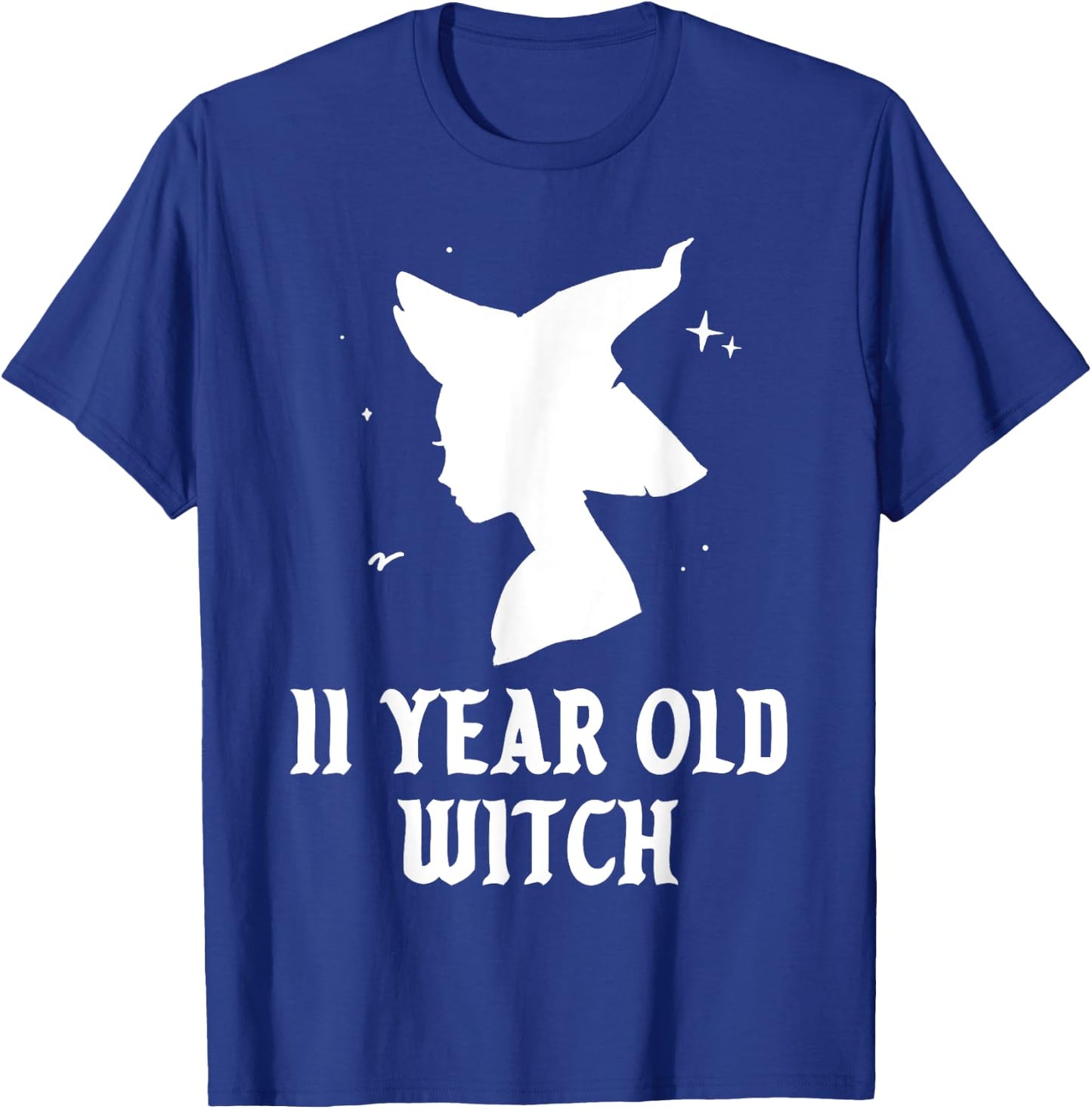 11 Year Old Witch Birthday Party Theme Halloween Costume T-Shirt - T-Shirt | Royal