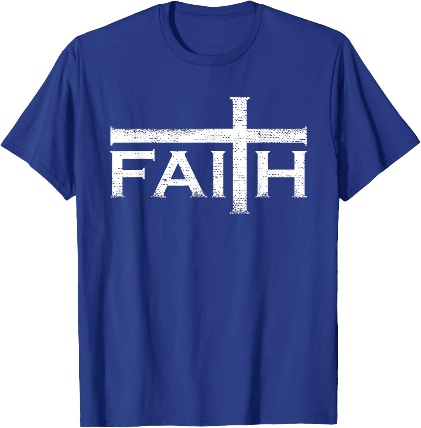 Christian Faith And Cross Jesus Believer Gift Women T-Shirt - T-Shirt | Royal