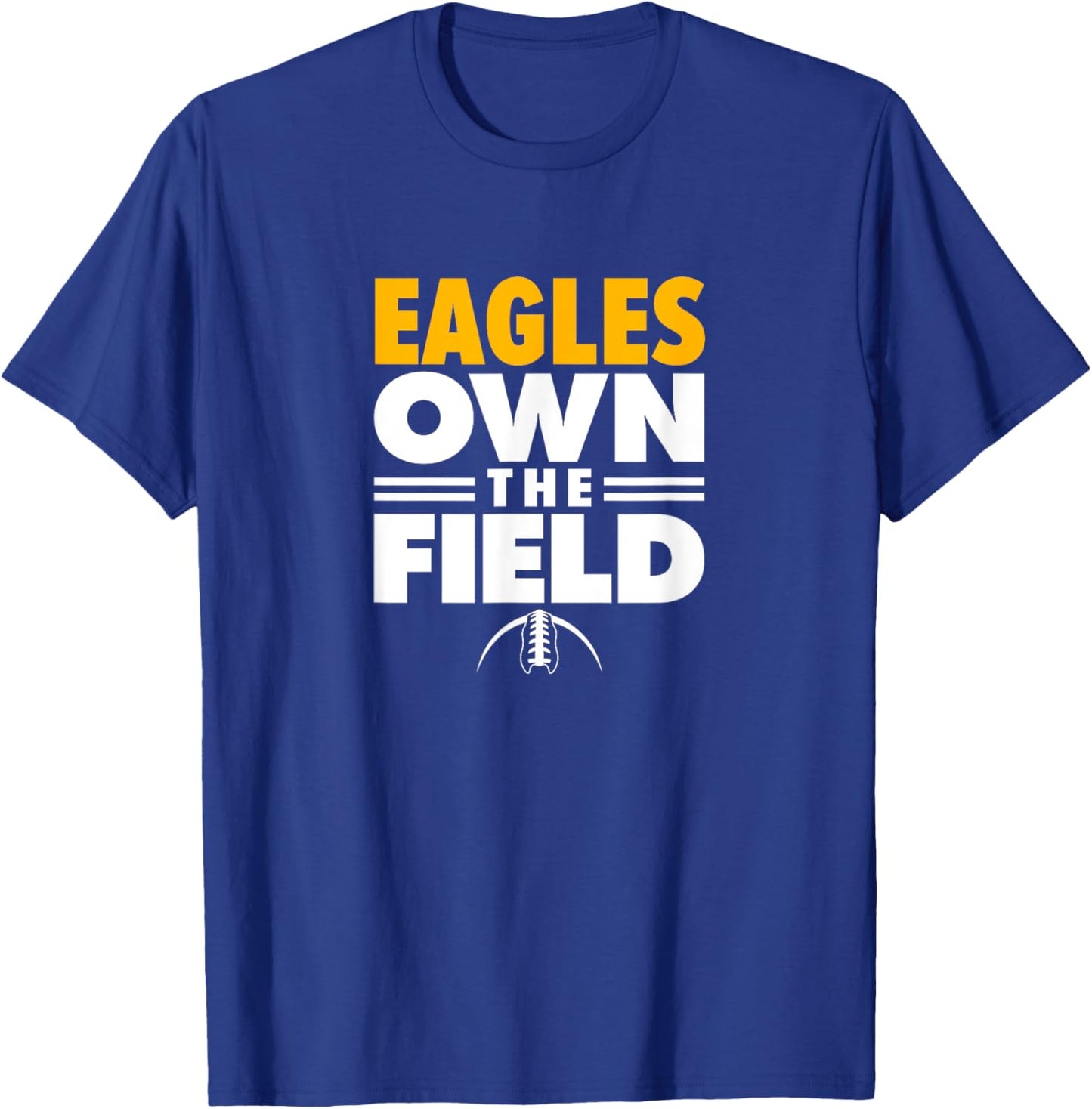 Liberty North High School Own the Field T-Shirt - T-Shirt | Royal