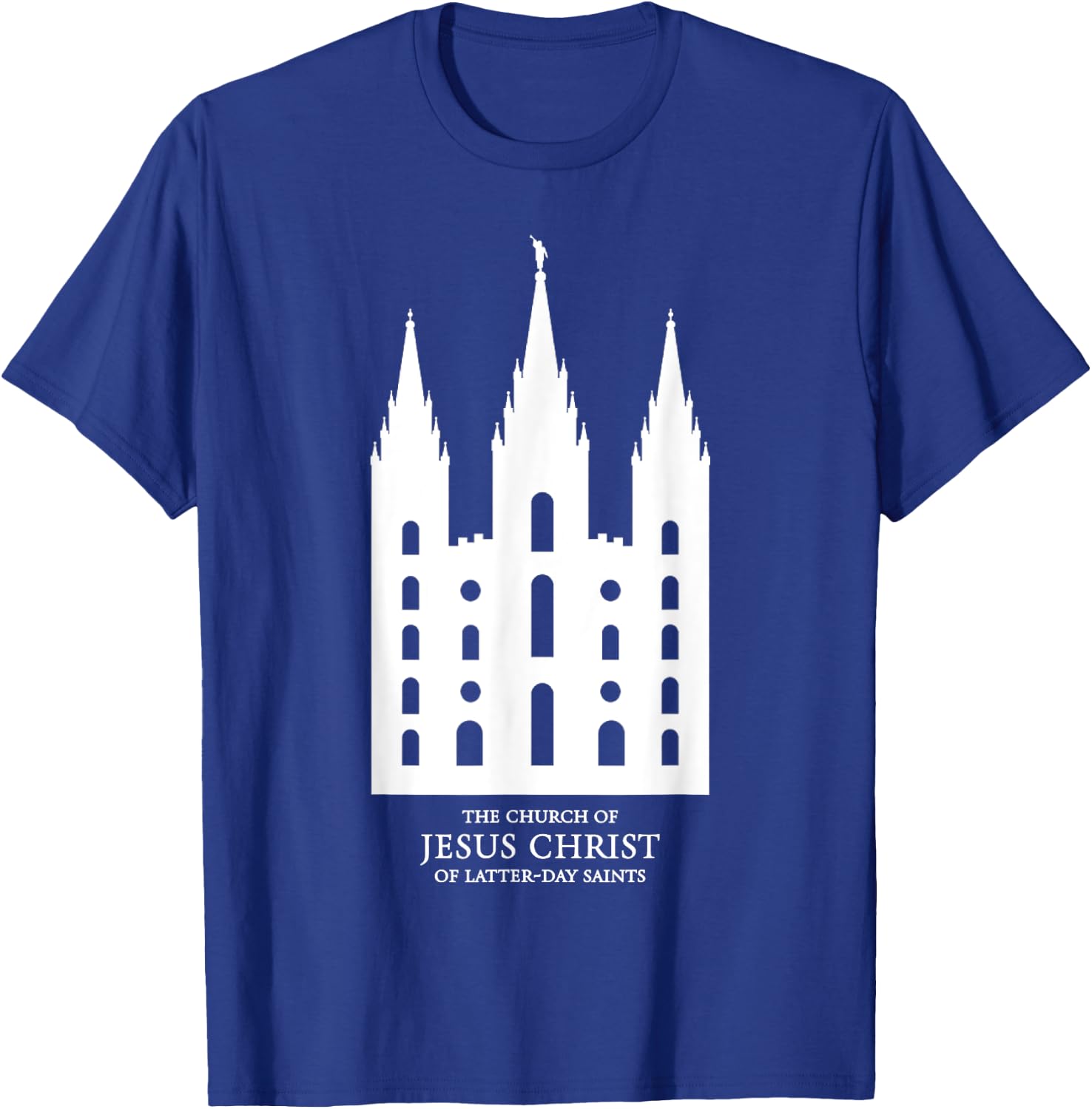 Mormon Latter-day Saints Temple - Salt Lake City, Utah T-Shirt - T-Shirt | Royal