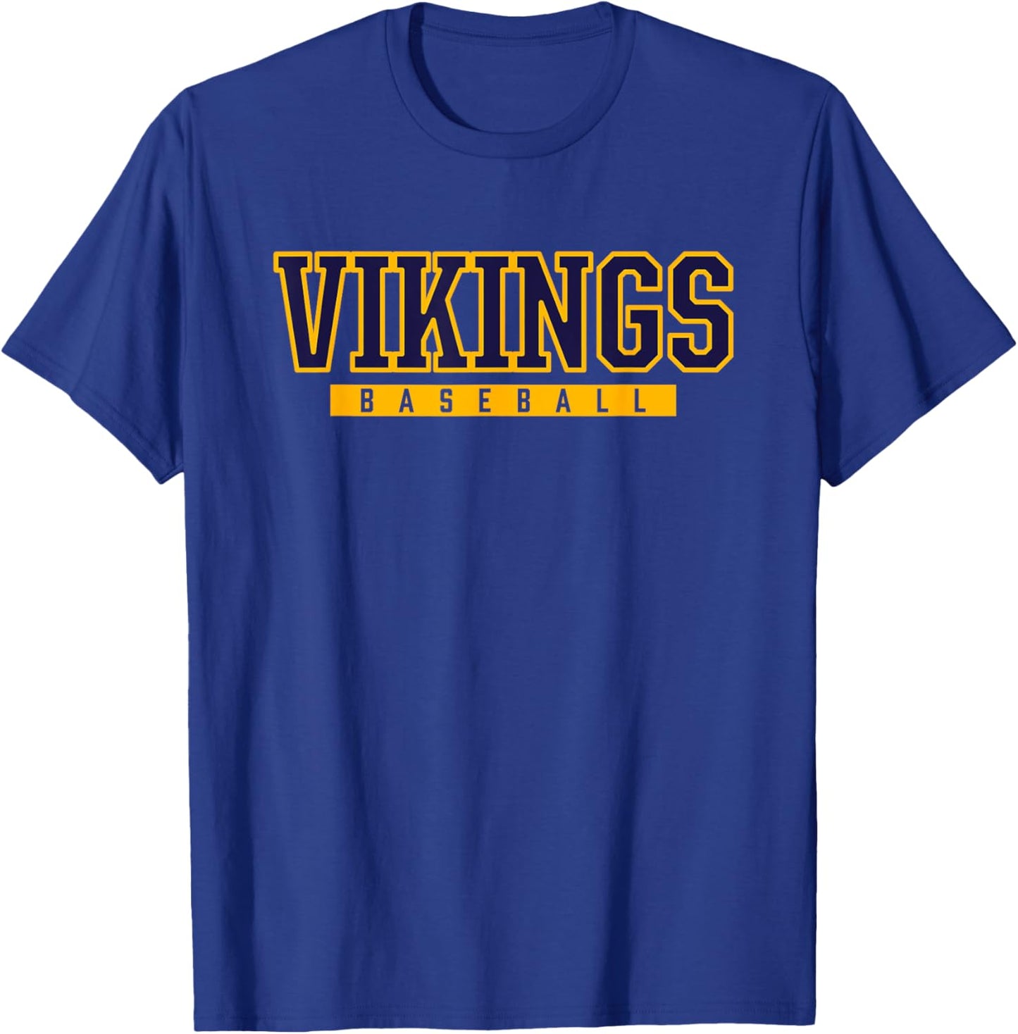 South Iredell Vikings Baseball T-Shirt - T-Shirt | Royal