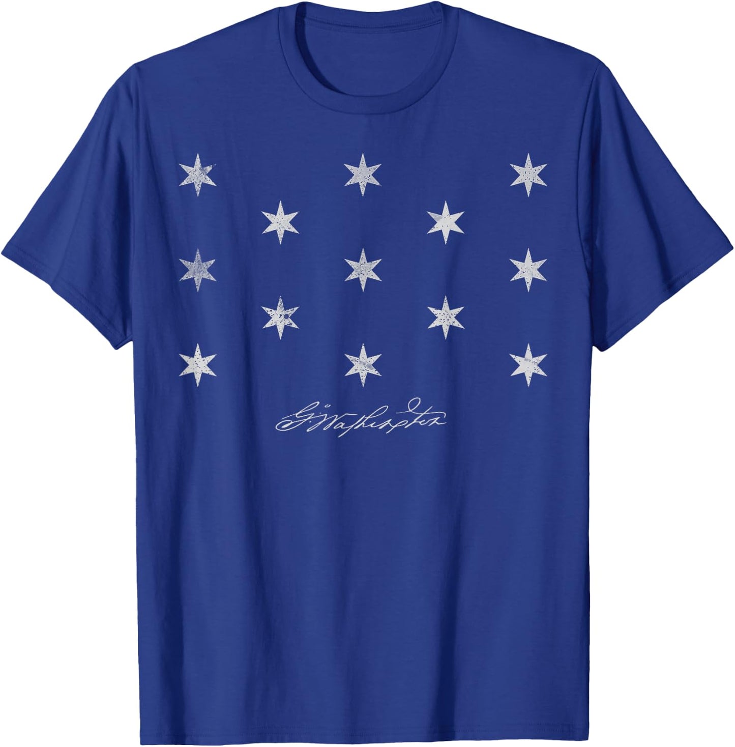 George Washington Headquarter Flag Independence Day 4th July Kids Men T-Shirt - T-Shirt | Royal