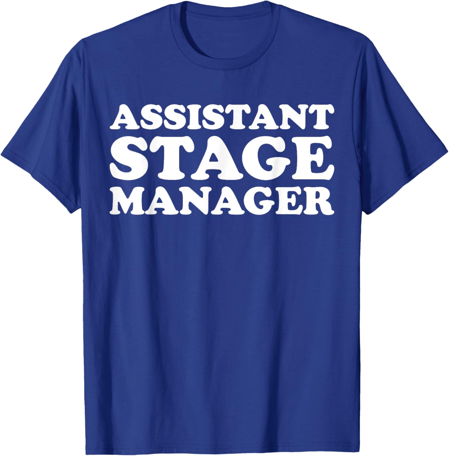 Assistant Stage Manager Event Equipment Setup Team T-Shirt - T-Shirt | Royal