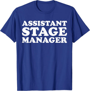 Assistant Stage Manager Event Equipment Setup Team T-Shirt - T-Shirt | Royal