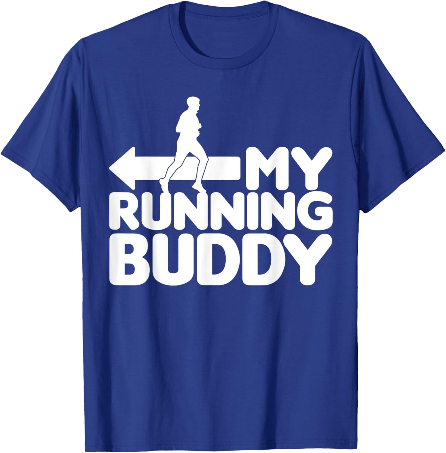 My Running Buddy - Funny Friends Set 2/2 pointing left T-Shirt - T-Shirt | Royal
