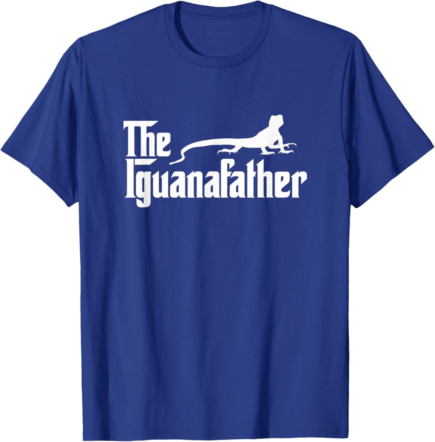 Iguana Father Lizard | Iguana Dad Funny T-Shirt - T-Shirt | Royal