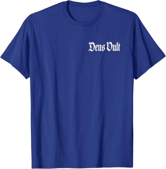 Deus Vult God Wills it Latin Phrase Knights Templar T-Shirt - T-Shirt | Royal