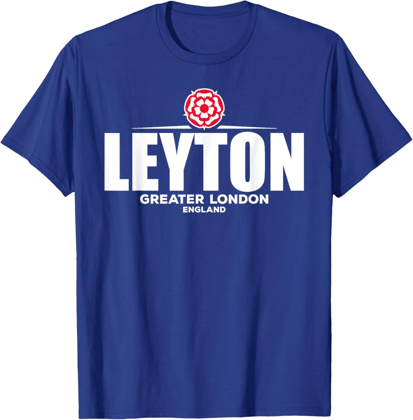 Leyton Greater London England T-Shirt - T-Shirt | Royal