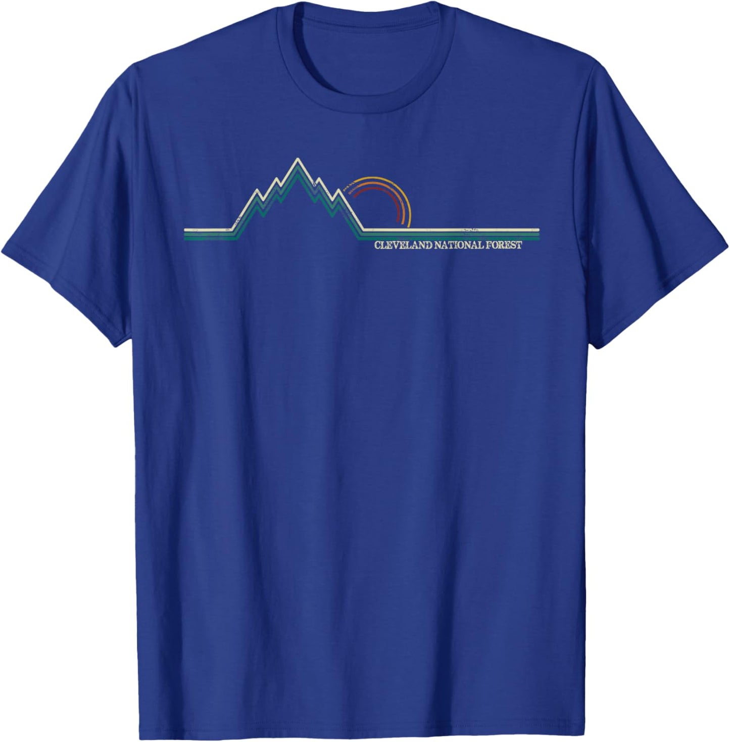 Cleveland National Forest (California) T-Shirt - T-Shirt | Royal