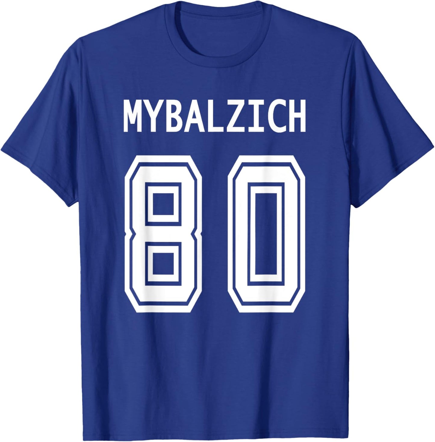 Sports Player Mybalzich 84 Funny Adult T-Shirt - T-Shirt | Royal