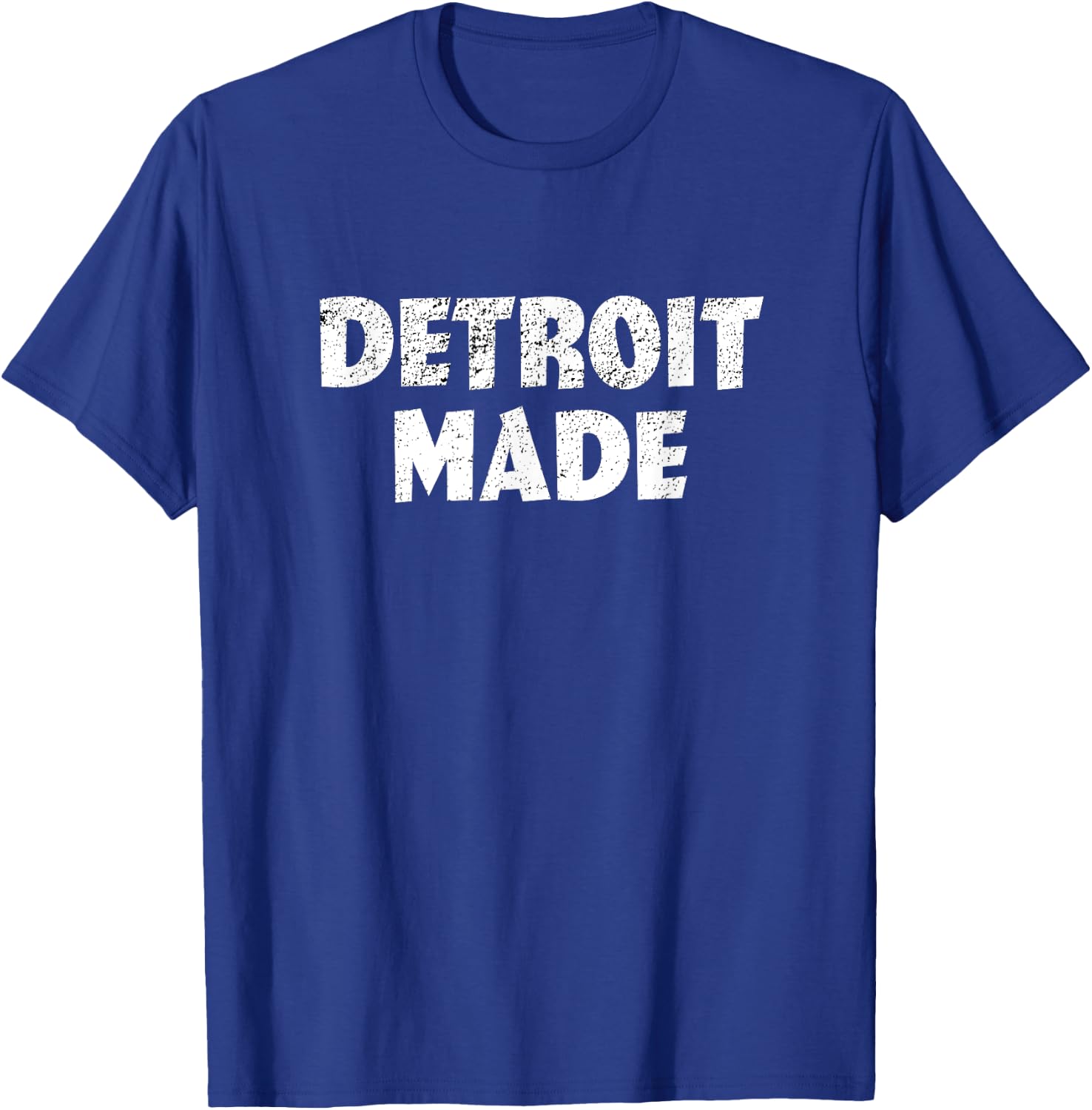 Funny Detroit Made Michigan Pride Souvenir Detroit T-Shirt - T-Shirt | Royal