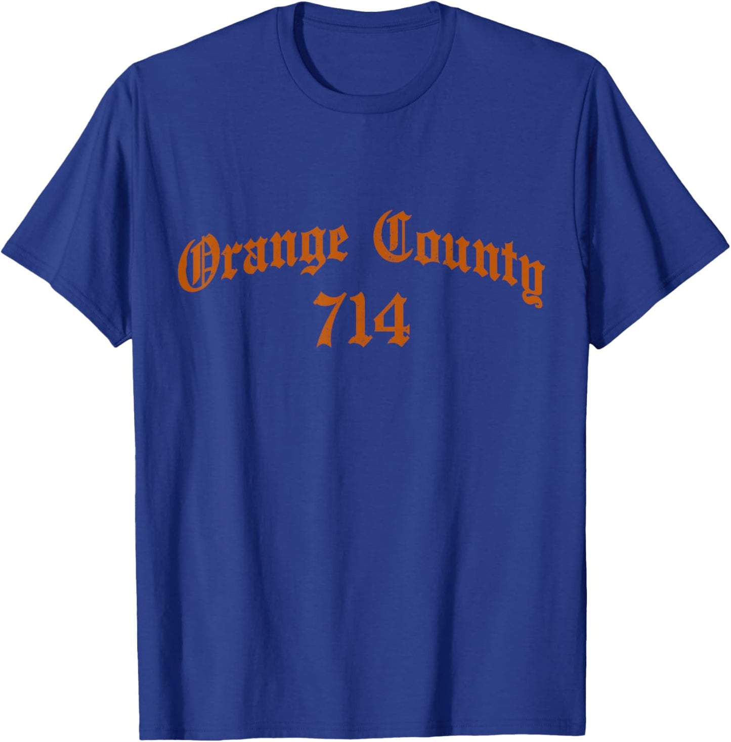 Orange County Area Code 714 Pride California Santa Ana T-Shirt - T-Shirt | Royal