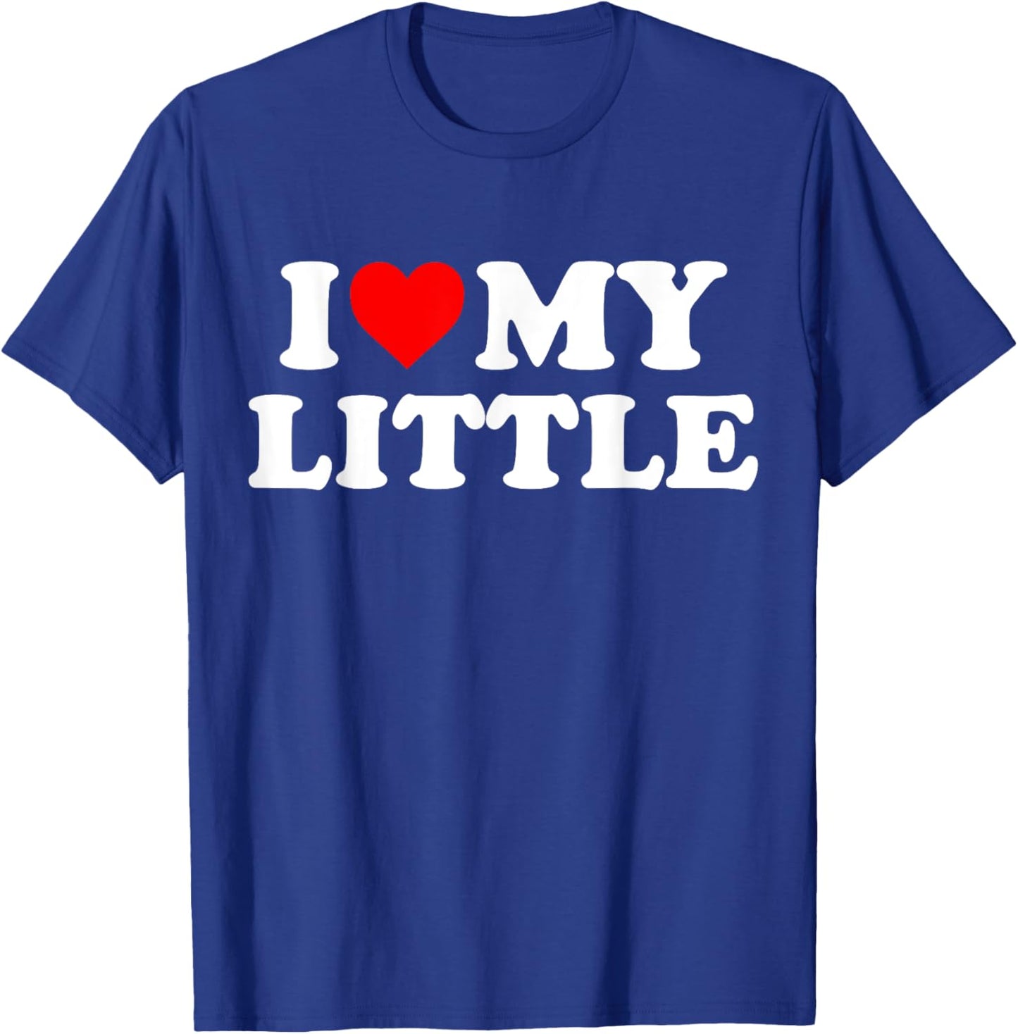 I Heart My Little Love Matching Little Big Sorority Funny T-Shirt - T-Shirt | Royal