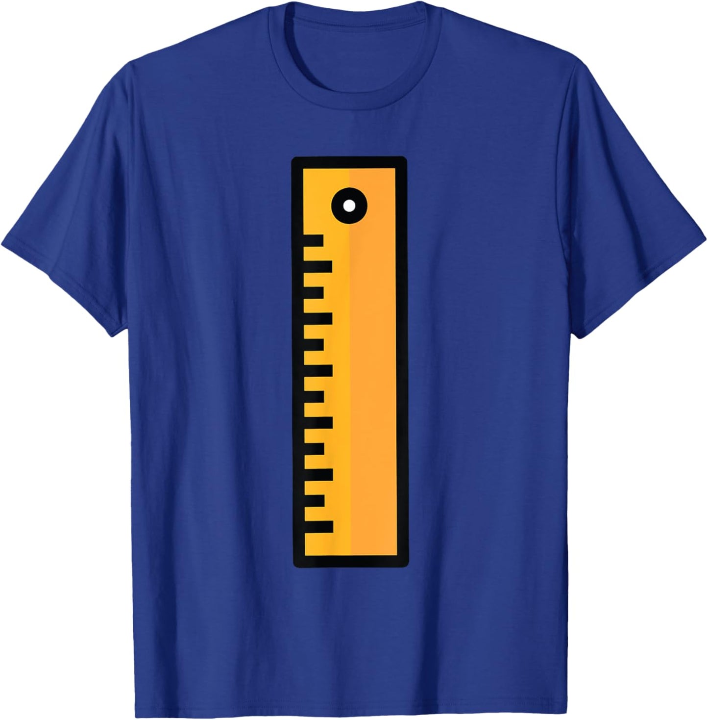 Ruler Halloween Costume for Teachers Students T-Shirt - T-Shirt | Royal