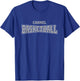 Carmel High School Basketball Warp HS T-Shirt - T-Shirt | Royal