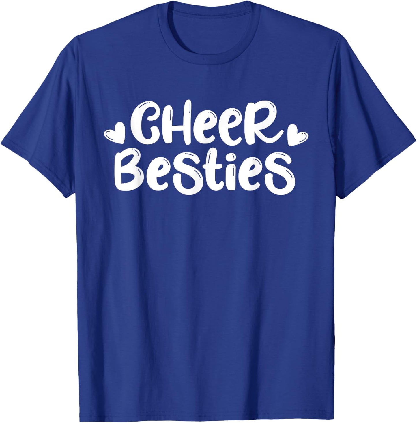 Cheer Besties Shirt Best Friend Matching Cheerleader Gift T-Shirt - T-Shirt | Royal