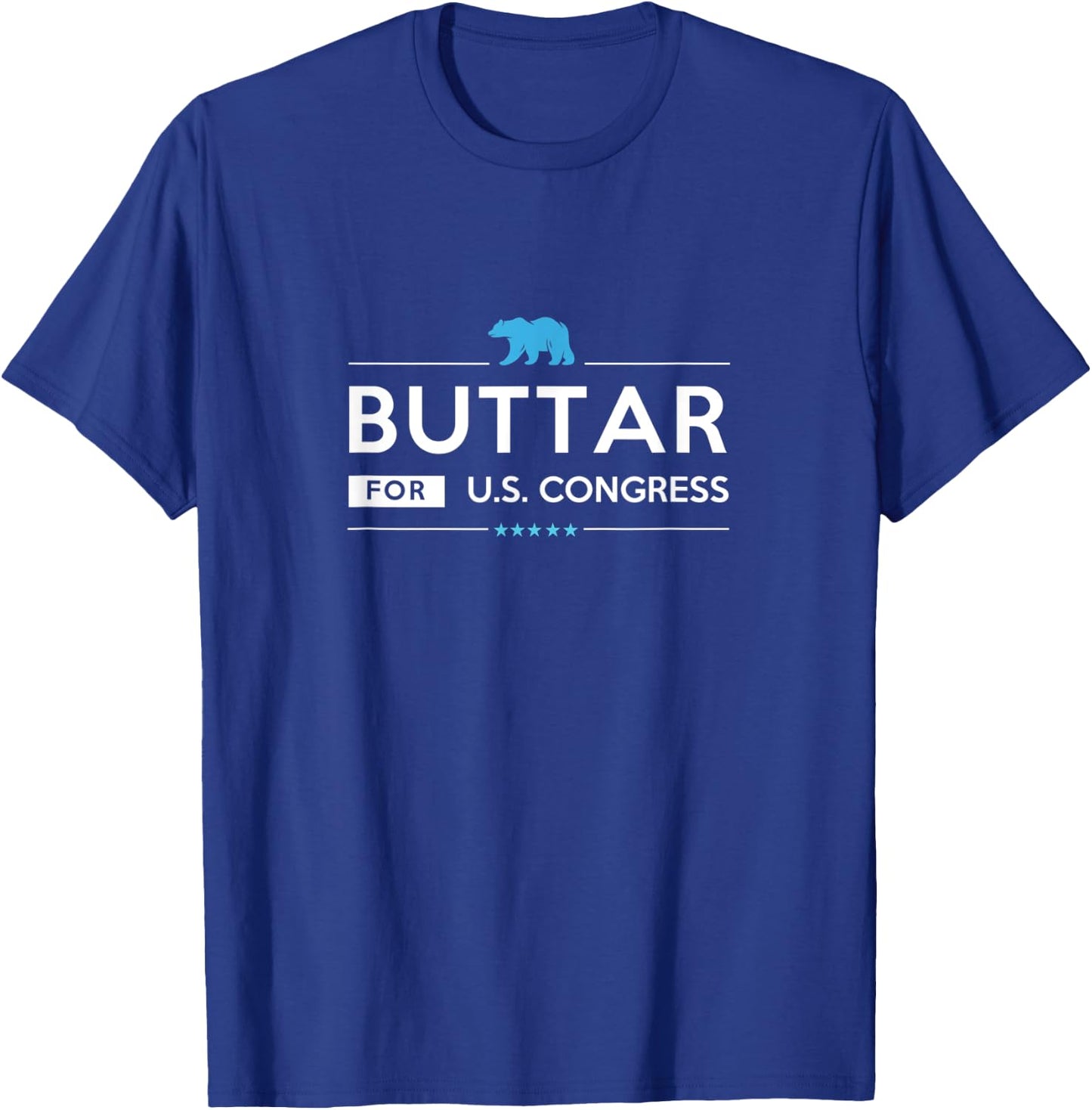 Shahid Buttar 2020 for Congress from California CA-12 T-Shirt - T-Shirt | Royal
