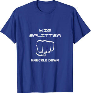 Wig Splitter Halloween Fun T-Shirt - T-Shirt | Royal