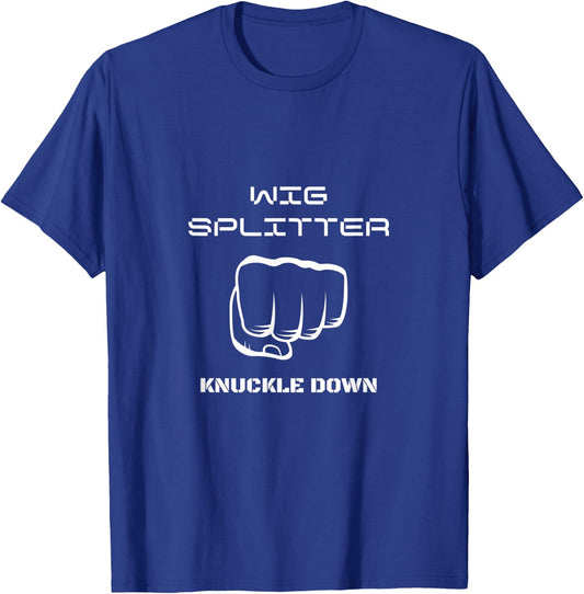 Wig Splitter Halloween Fun T-Shirt - T-Shirt | Royal