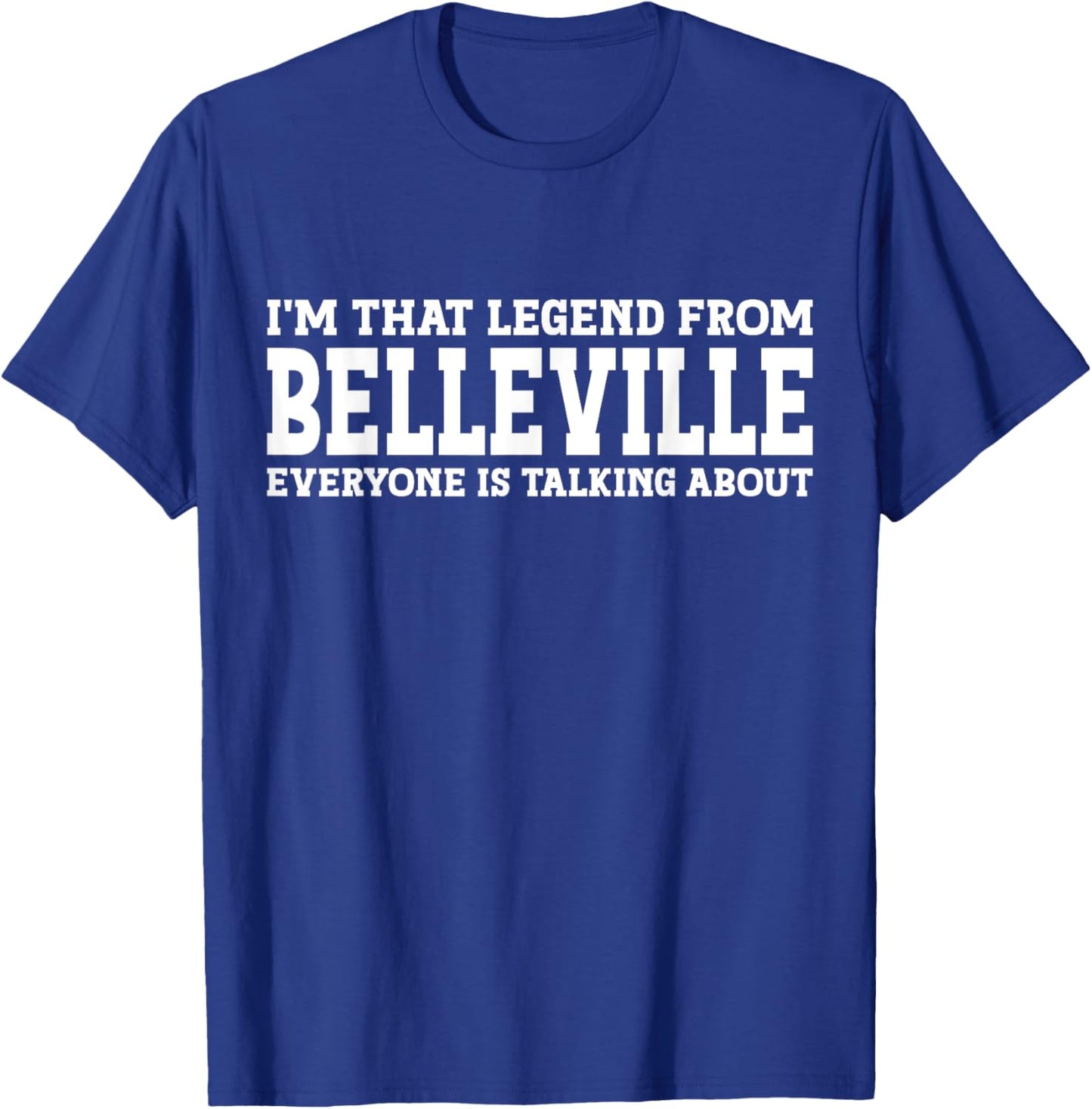 Belleville Hometown IL Illinois Home Roots City Belleville T-Shirt - T-Shirt | Royal