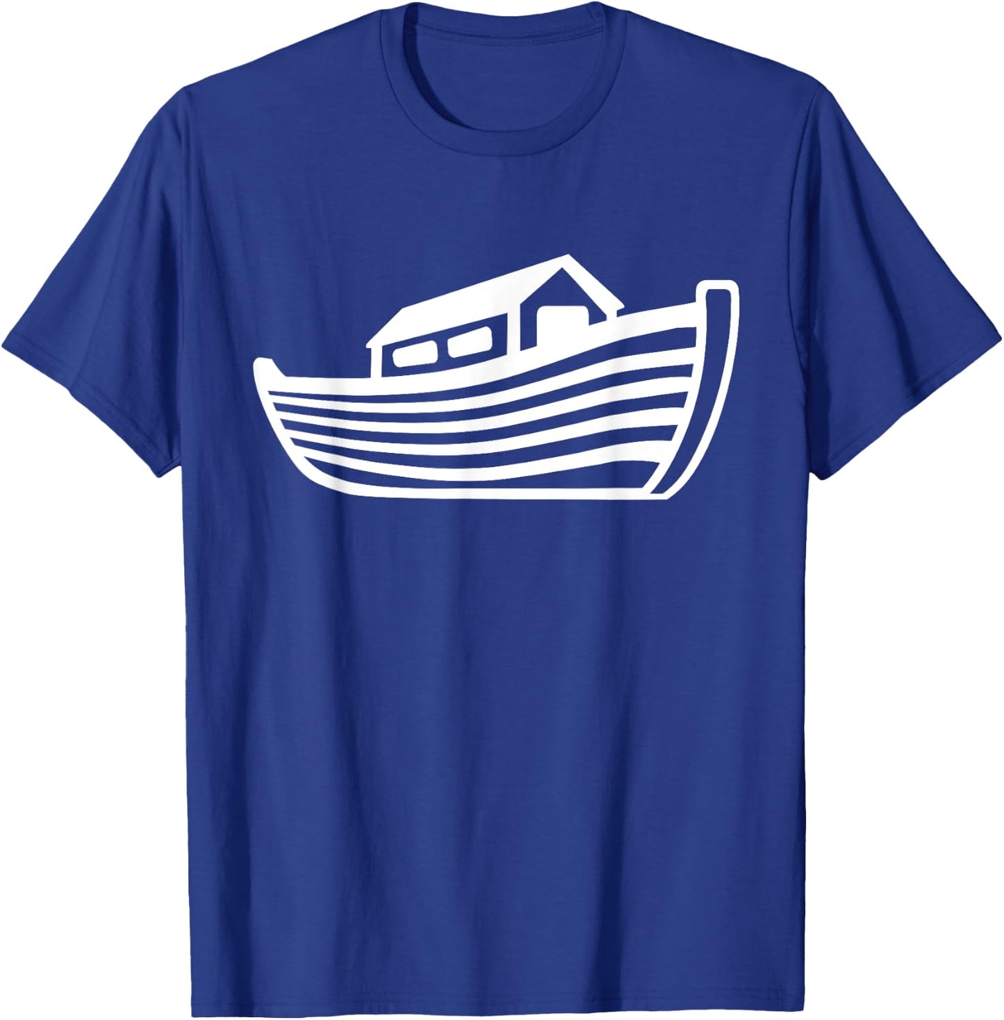 Noah's Ark Gifts Noah's Ark - Men's Adult - Black - Small - Short Sleeve - Boat Neck - Classic Fit - Modern - Animal Theme - Birthday Occasion T-Shirt - T-Shirt | Royal