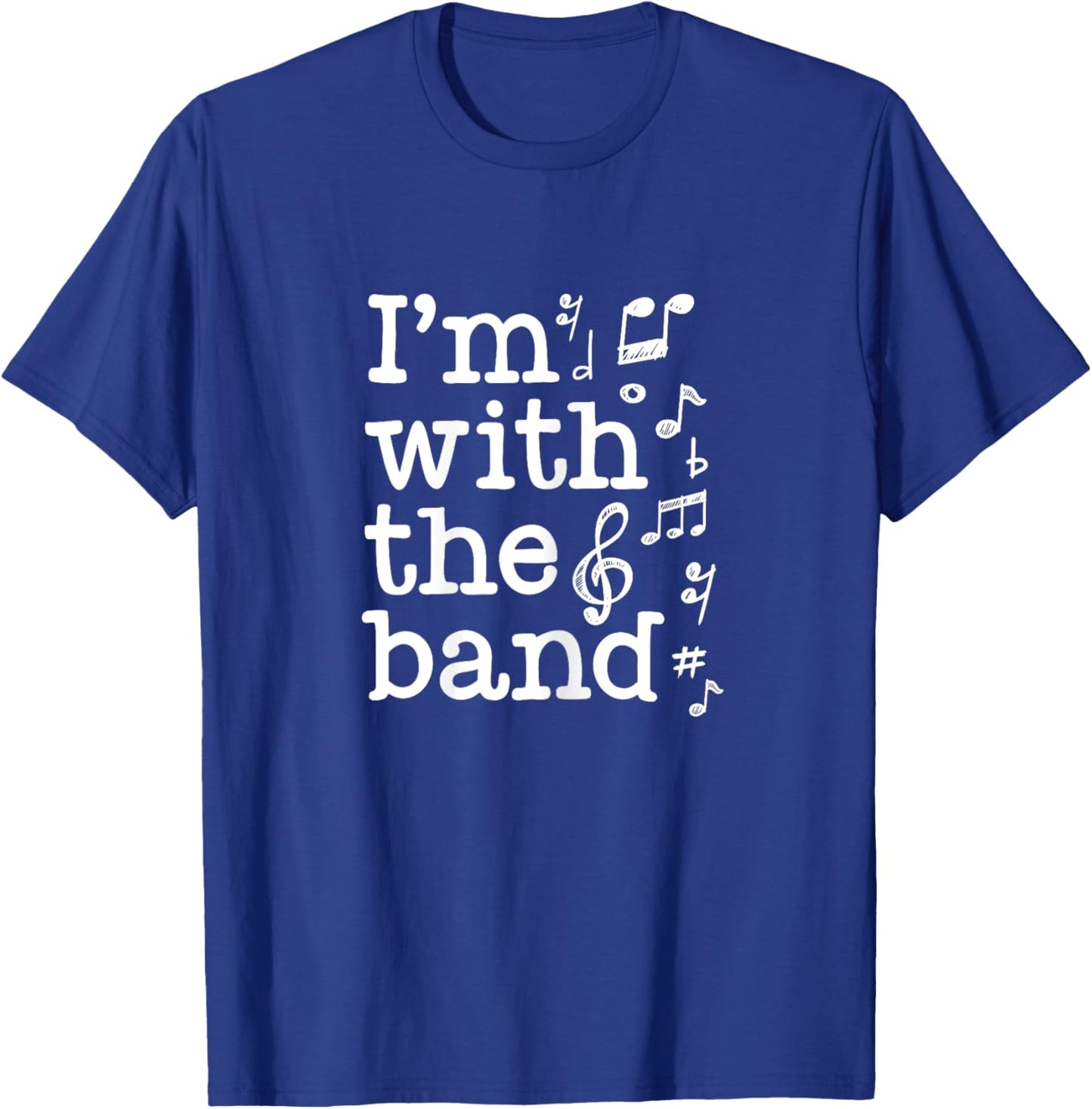 I'm with the Band, Band Mom, Marching Band, Funny Band Gift T-Shirt - T-Shirt | Royal