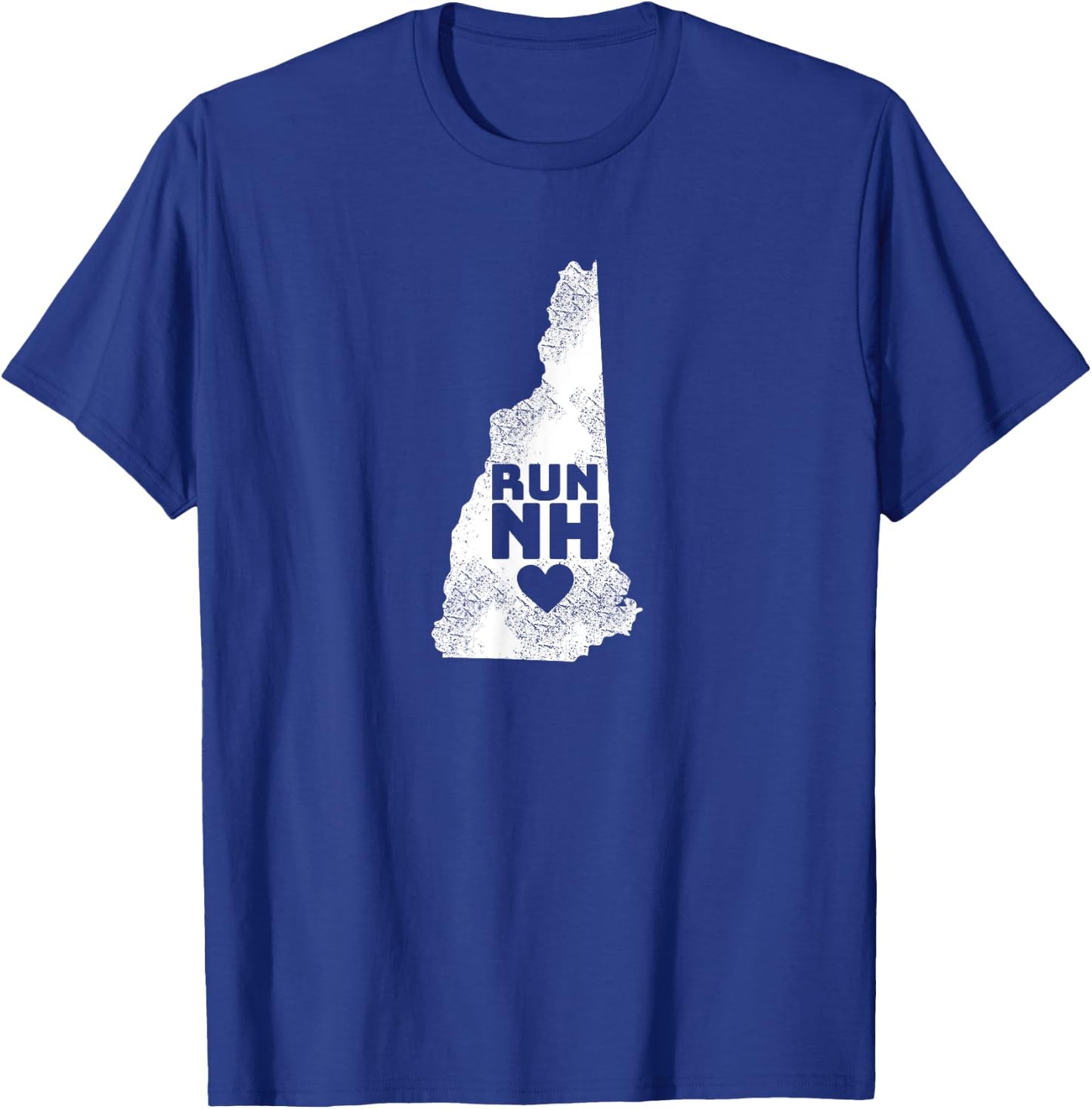 Run NH Love New Hampshire T-Shirt - T-Shirt | Royal