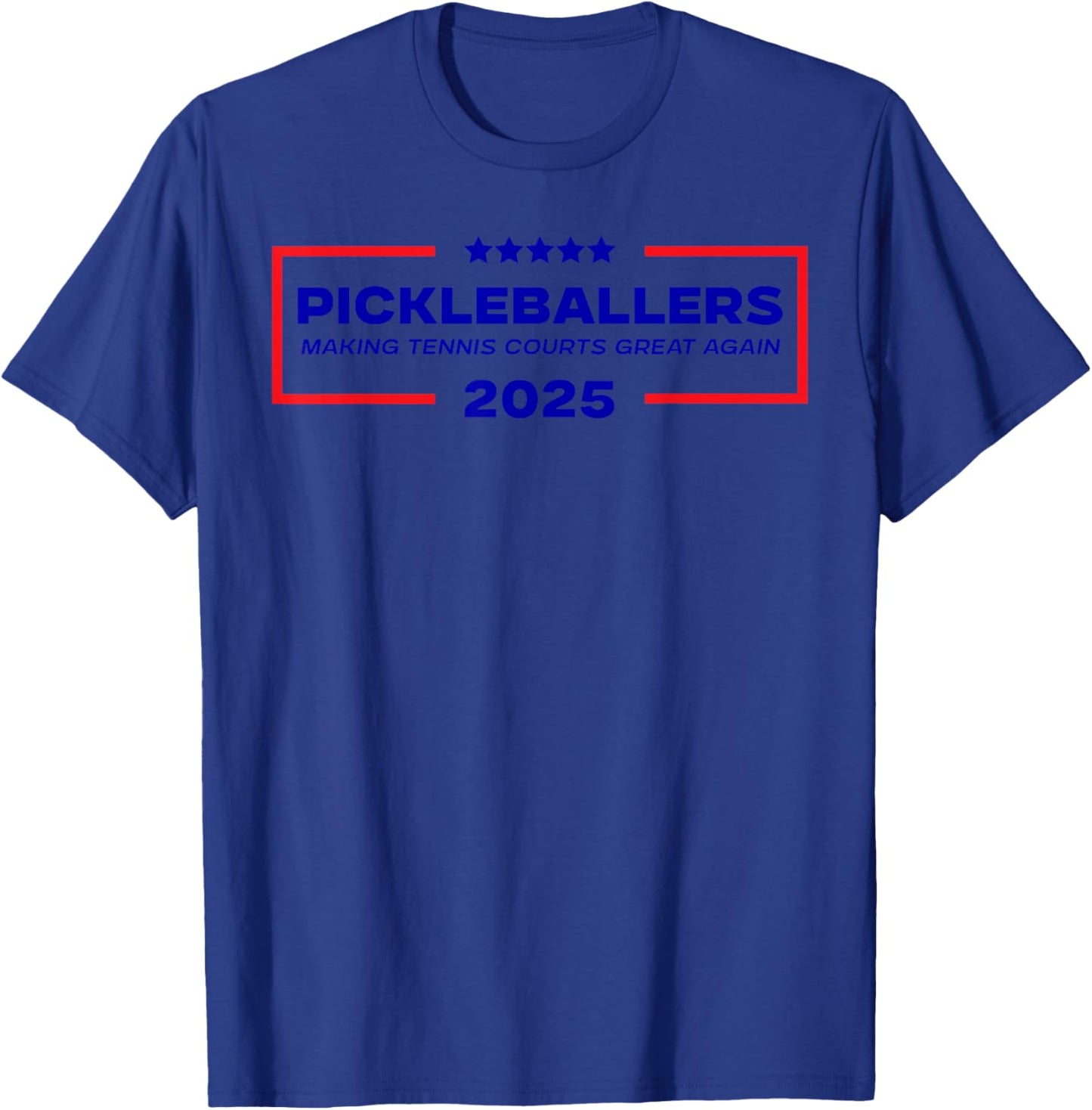 Funny Pickleball Saying Making Tennis Courts Great Again T-Shirt - T-Shirt | Royal
