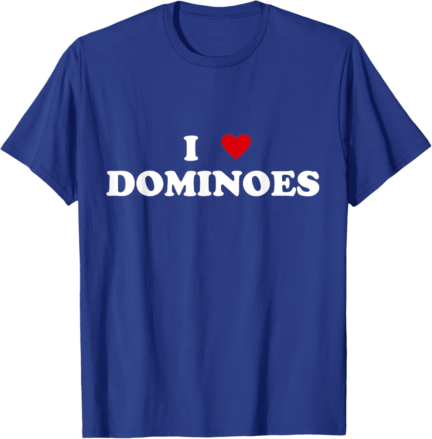 I Heart Domino Player - I Love Dominoes T-Shirt - T-Shirt | Royal