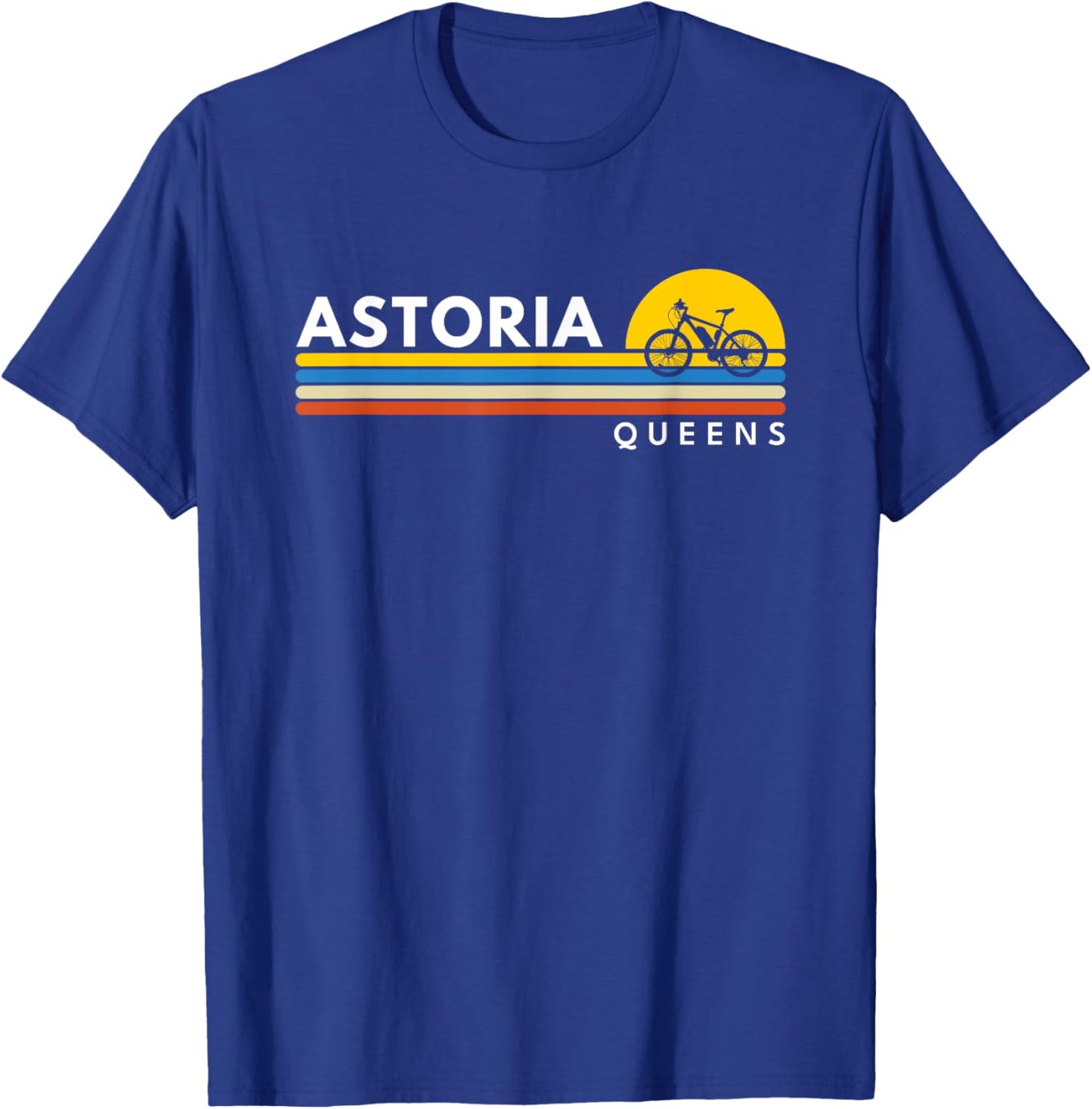 Astoria Queens NY New York Vintage Retro Souvenirs T-Shirt - T-Shirt | Royal