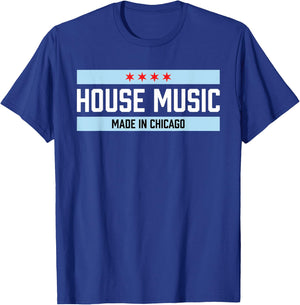 Chicago House Music - Dance Disco DJ T-Shirt - T-Shirt | Royal