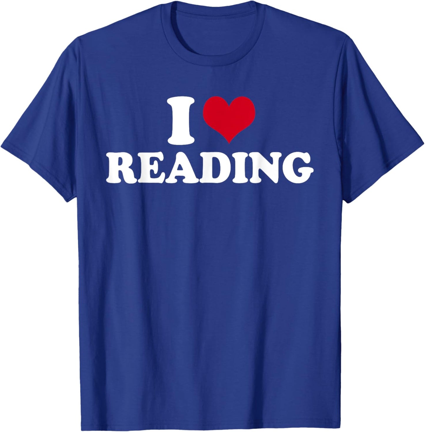I Love Reading T-Shirt - T-Shirt | Royal