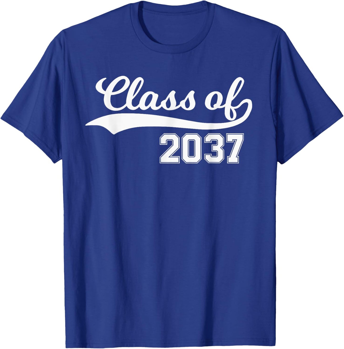 Class of 2037 Grow With Me Shirt First Day of School T-Shirt - T-Shirt | Royal