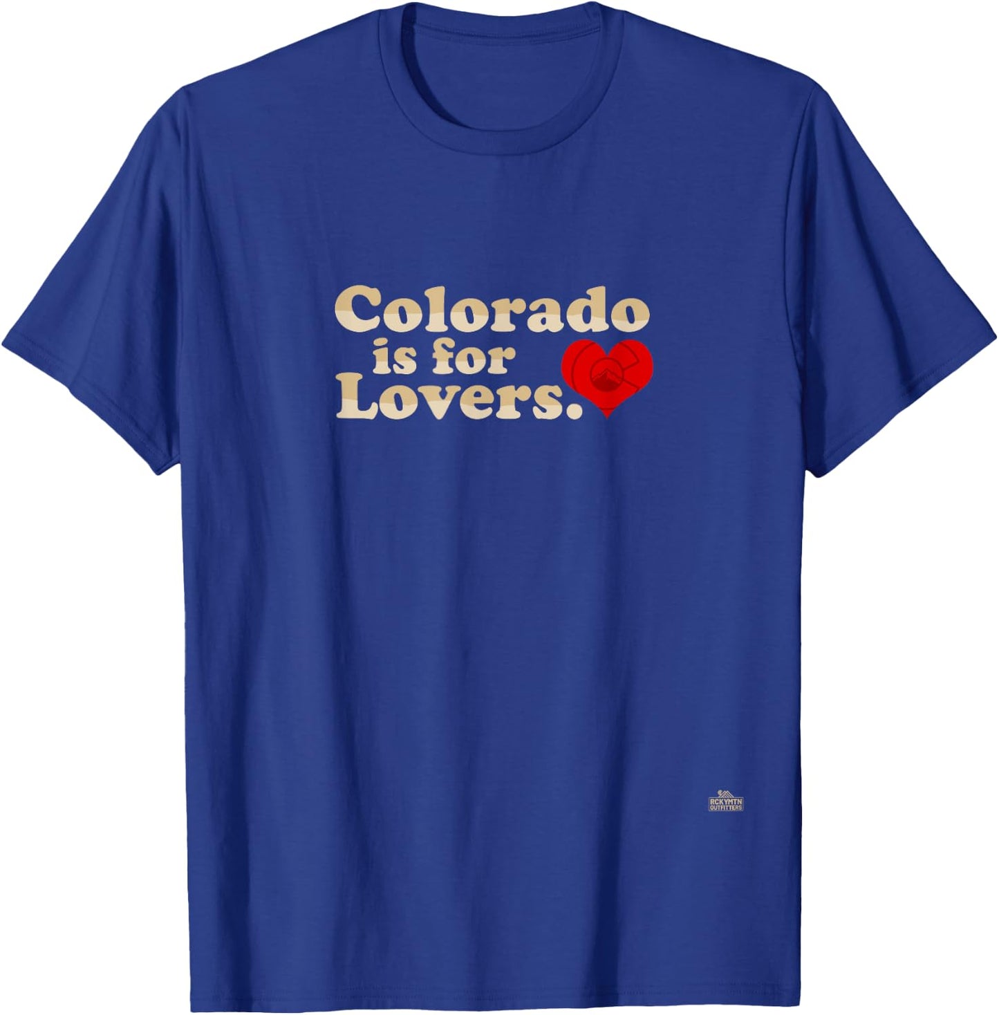 Colorado is for Lovers - Rocky Mountain Outfitters T-Shirt - T-Shirt | Royal