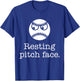 Resting Pitch Face Funny Baseball T-Shirt - T-Shirt | Royal