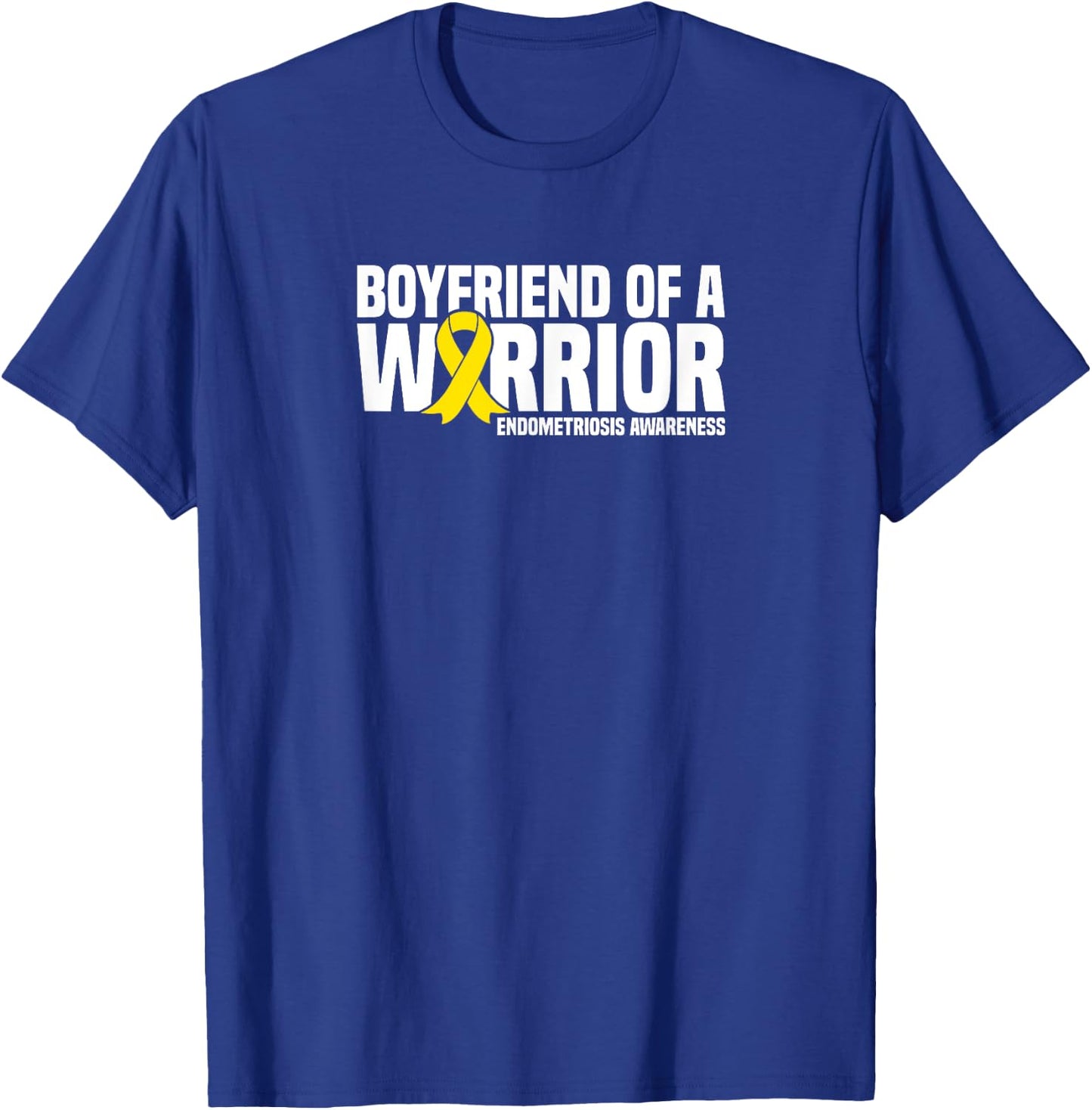 Boyfriend of a Warrior Endometriosis Awareness T-Shirt - T-Shirt | Royal